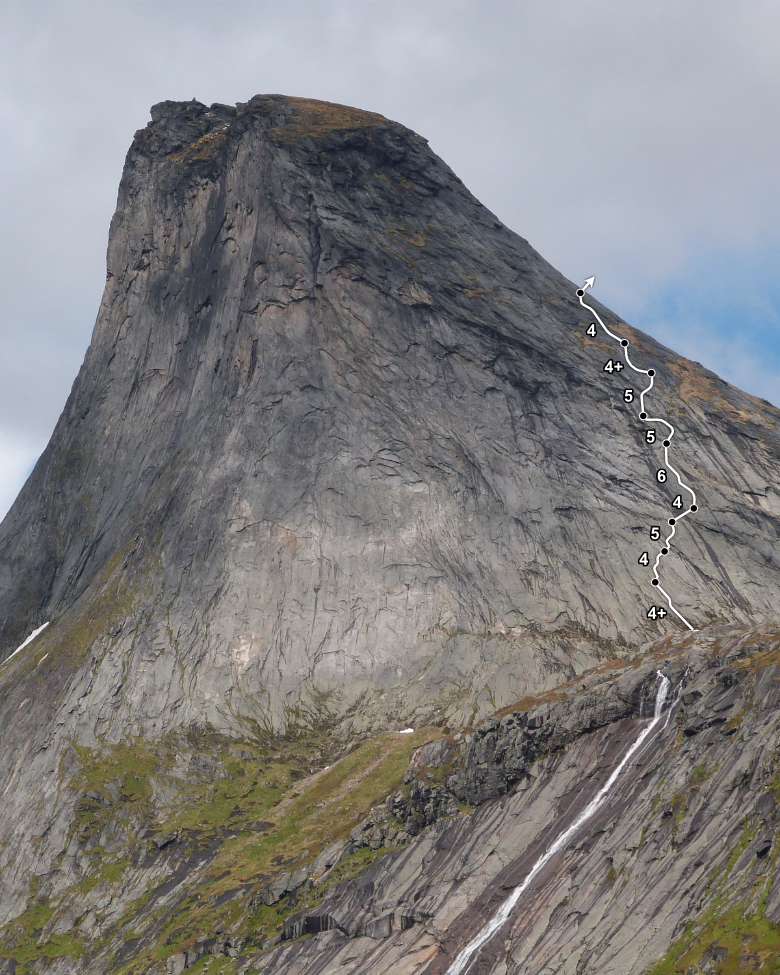 Segltinden Sørveggen